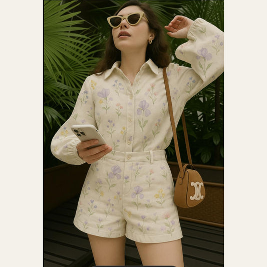 Top and Shorts Co-ord Set